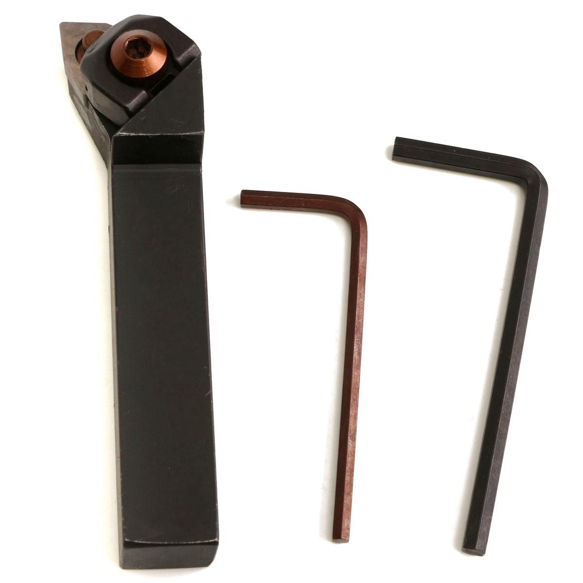 16x100mm Lathe Turning Tool Holder With 10pcs WNMG0804 Inserts