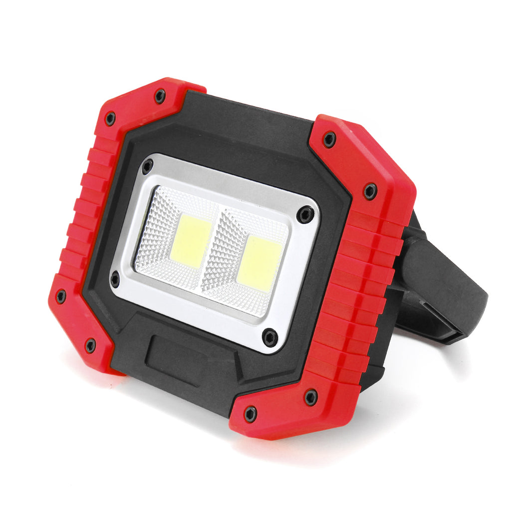 30W COB LED Work Light Waterproof Rechargeable LED Floodlight for Outdoor Camping Hiking Fishing Emergency Car Repairing 