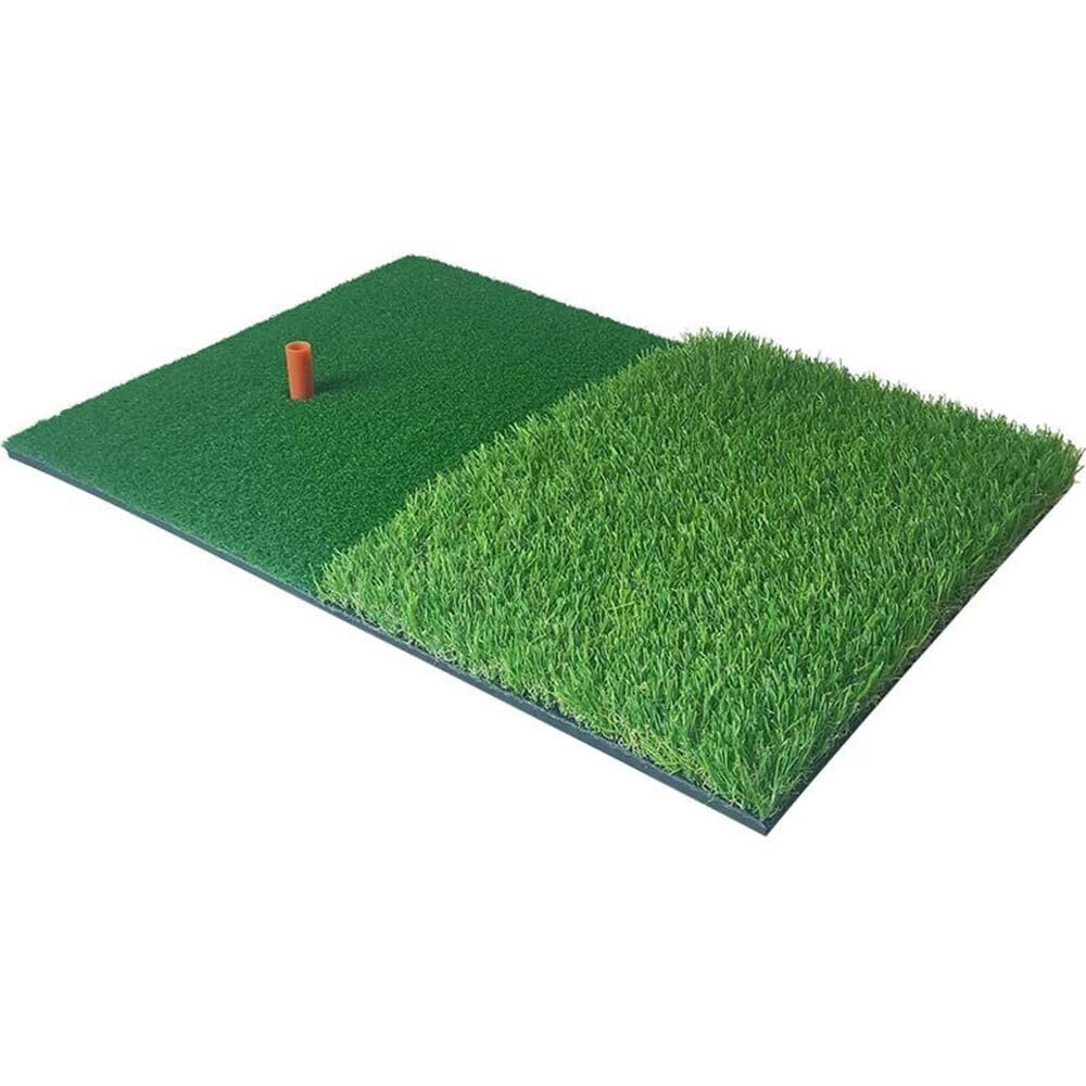 60*40CM Golf Practice Mat 2-in-1 With Golf Ball T Golf Hitting Practice Faux Turf Backyard Outdoor Golf Training Equipment