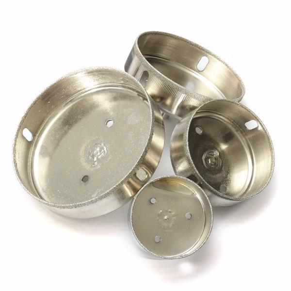 4pcs 60-120mm Diamond Hole Saw Drill Bit Set Tile Ceramic Glass Porcelain Marble Bits