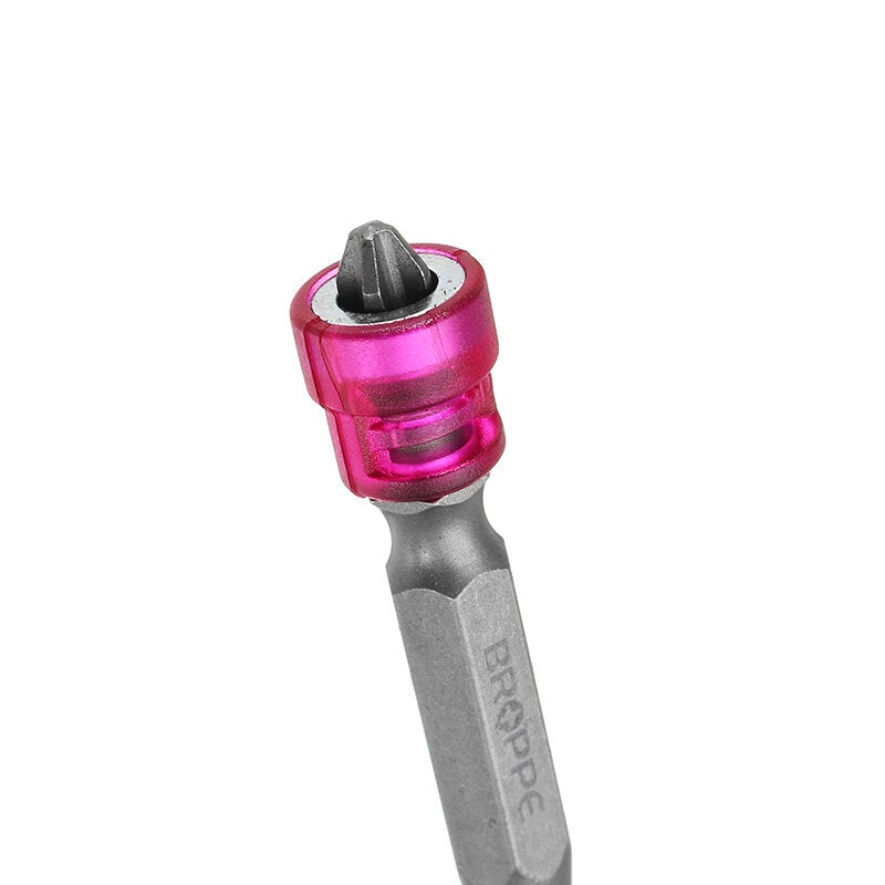 5pcs 100mm Magnetic PH2 Screwdriver Bits ABS Ring 1/4 Inch Hex Shank Drywall Screwdriver