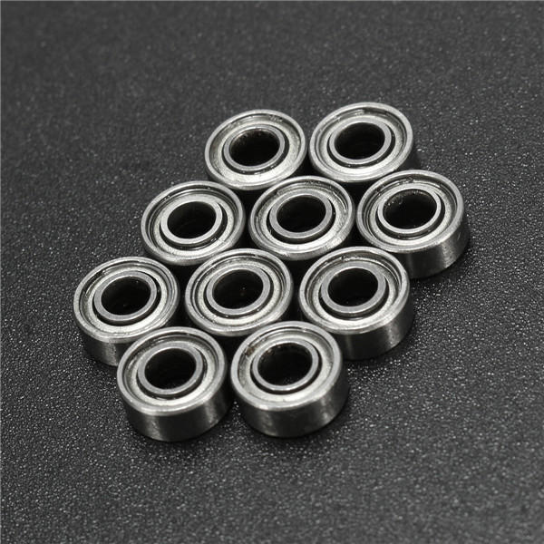 10pcs 3x7x3mm Ball Bearings Deep Groove Double Shielded Miniature Ball Bearing