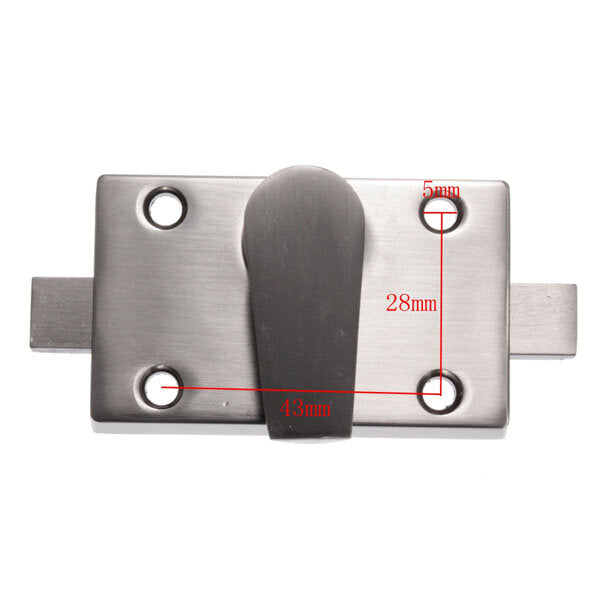 Nickel Drawing Chroming Bathroom Toilet Door Lock Indicate Door Bolt