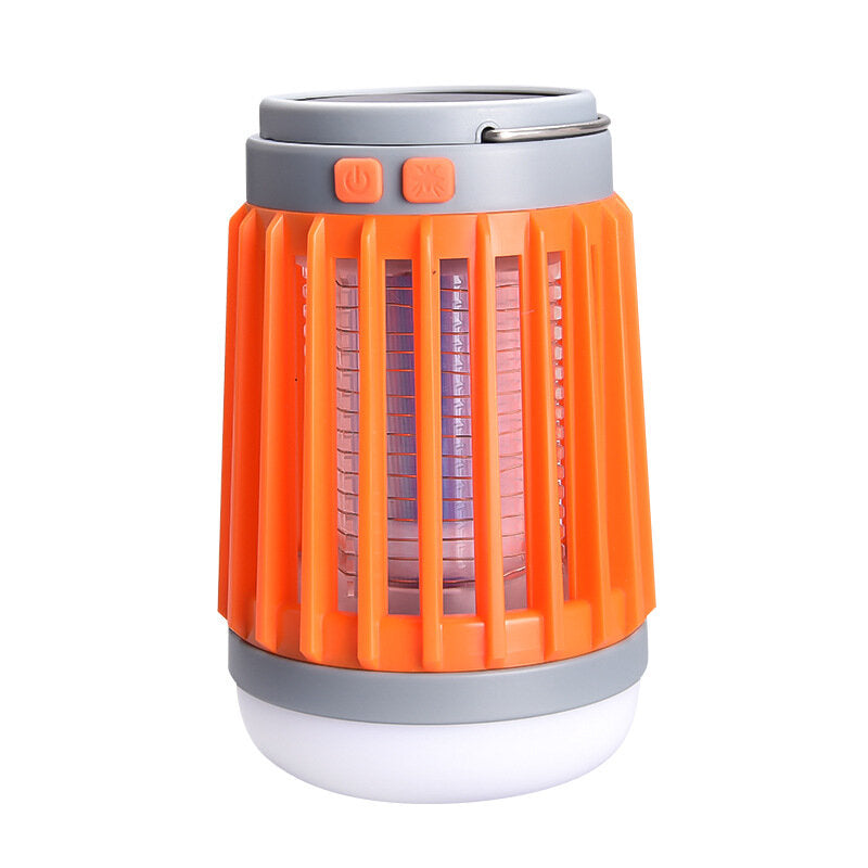 3.7V LED USB Solar Mosquito Killer Lamp Bulb Dispeller Repeller Electric Bug Insect Repellent Zapper Pest Trap Light Outdoor Camping