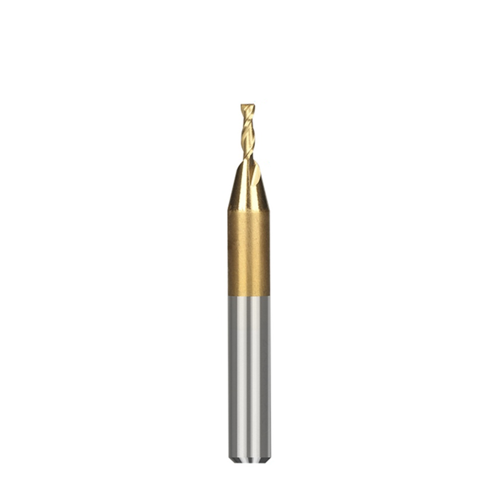 11pcs 2-12 HSS Milling Cutter 2 Flute Spiral End Mill for Wood Metal Aluminum Tool CNC Router Bit