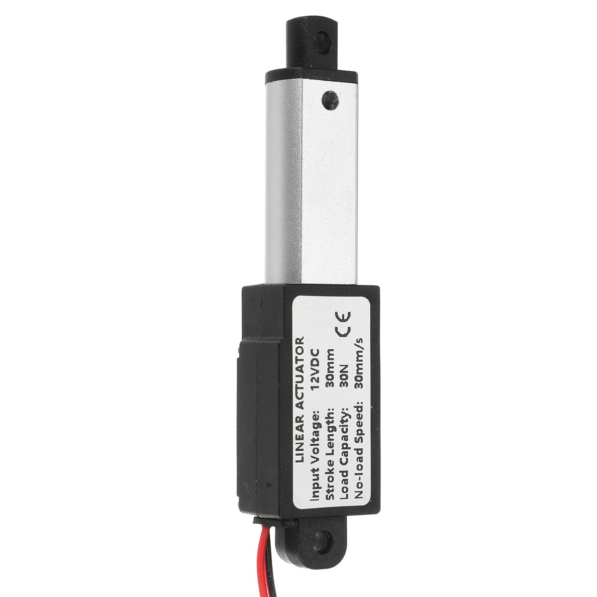 9.5-15-30mm/s DC 12V 30mm Stroke Mini Electric Linear Actuator Motor Aluminum Alloy Linear Actuators Linear Motor Telescopic Rod Lifter