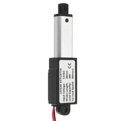 9.5-15-30mm/s DC 12V 30mm Stroke Mini Electric Linear Actuator Motor Aluminum Alloy Linear Actuators Linear Motor Telescopic Rod Lifter