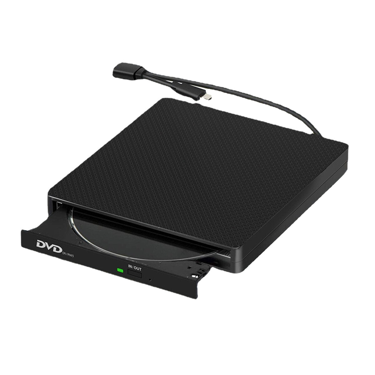 USB3.0 Type-C CD DVD External Optical Drive DVD-RW Player High Speed Data Transfer External Burner Writer Rewriter for Computer PC Laptop XD009
