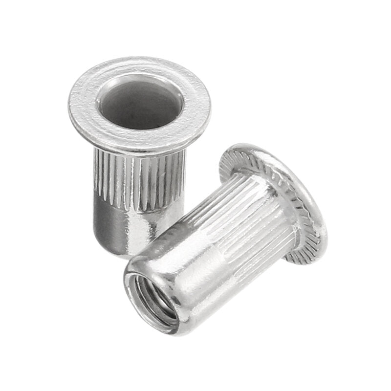 50Pcs Thread Rivet Nut 304 Stainless Steel Riveter Rivnut Insert Nutsert M3/M4/M5/M6