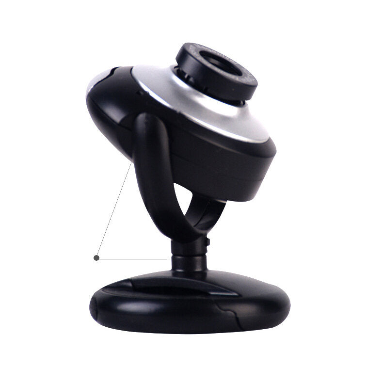 480P 30W pixel HD Free Drive 360 Rotation USB Webcam Manual Focus Conference Live Computer Camera Built-in Noise Reduction Microphone for PC Laptop