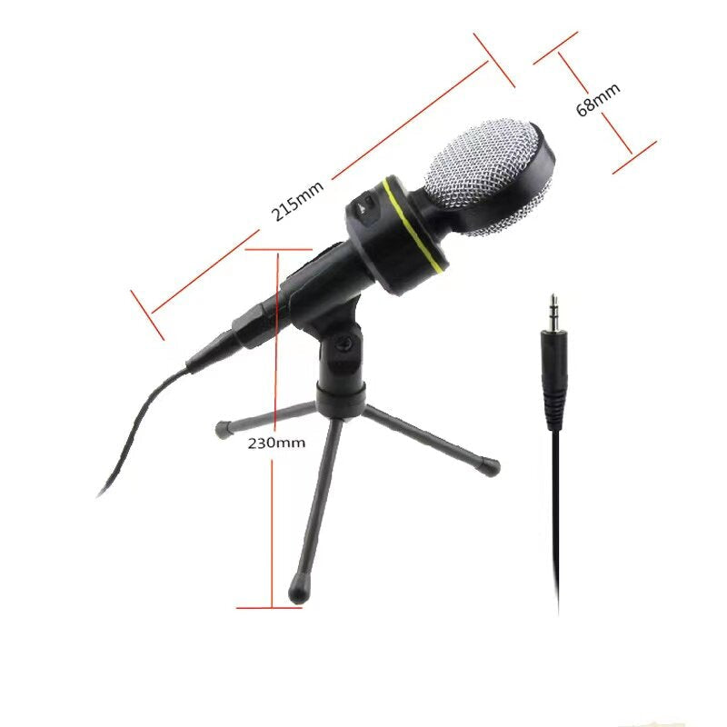Professional Desktop Microphone Recording Studio USB Wired Condenser for Computer PC Laptop