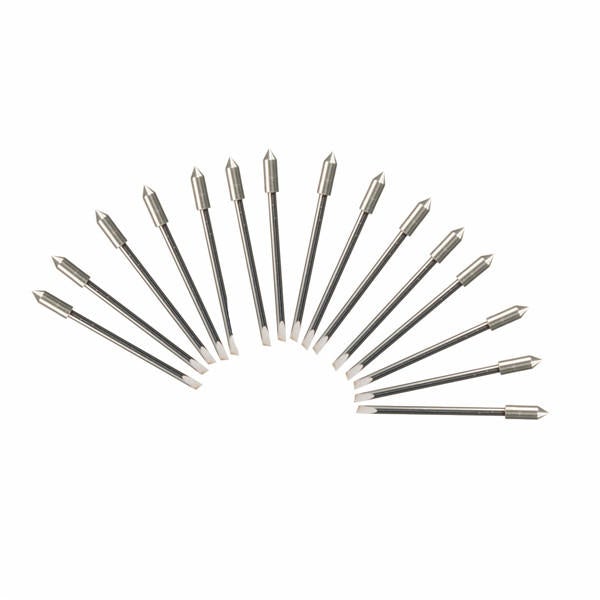 Graphtec CB09 Blade Holder with 15pcs Vinyl Cutter Plotter Cutting Blades 30 Degree