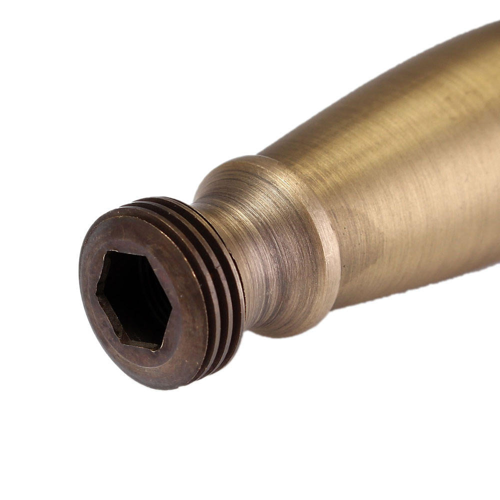 G1/2 Antique Copper Handheld Faucet Shower Head Spraying High Pressure w/ Flexible 1.5m Hose for Bathroom