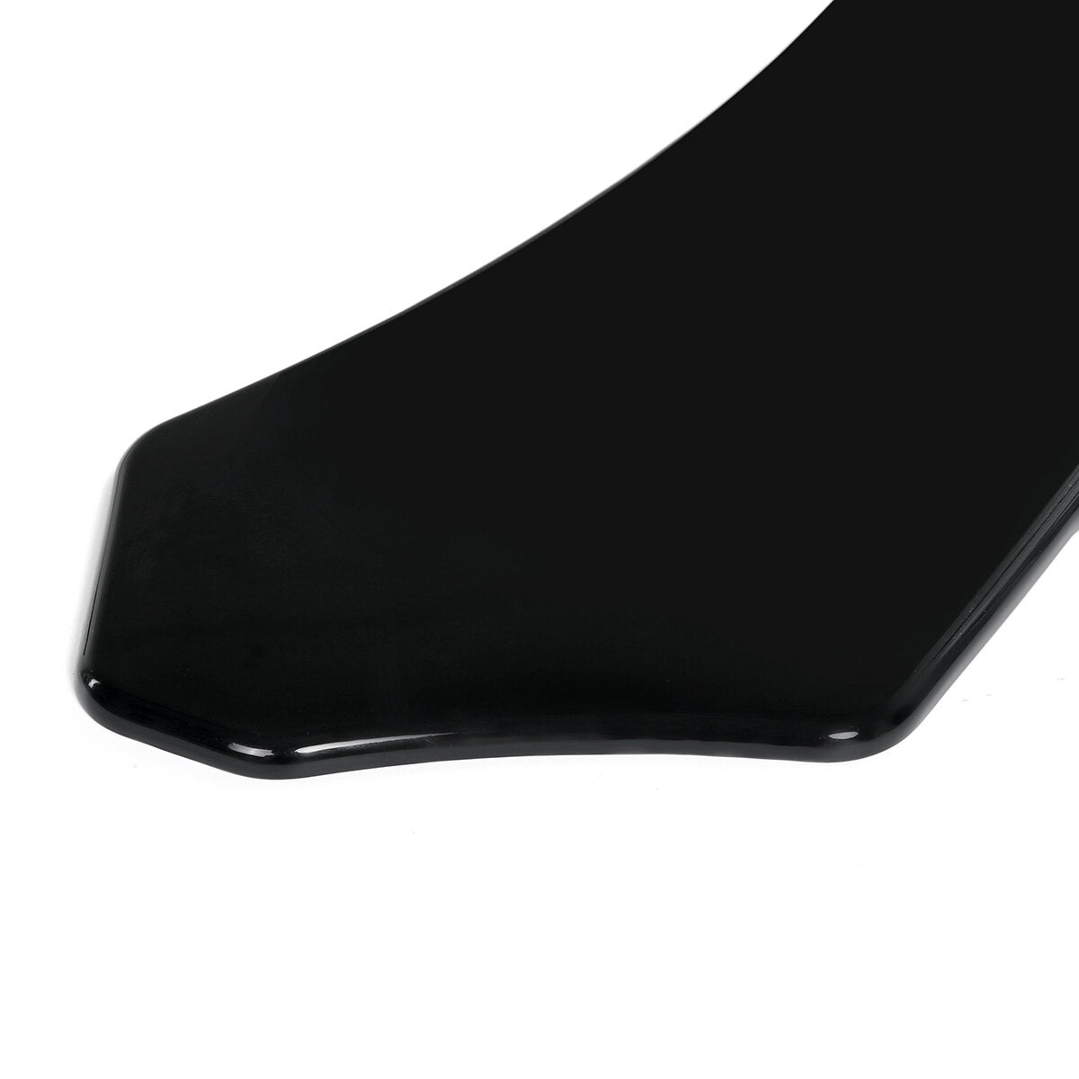 4PCS Black Front Lip Chin Bumper Spoilers Body Kits New For Car Universal