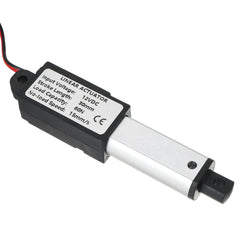 9.5-15-30mm/s DC 12V 30mm Stroke Mini Electric Linear Actuator Motor Aluminum Alloy Linear Actuators Linear Motor Telescopic Rod Lifter