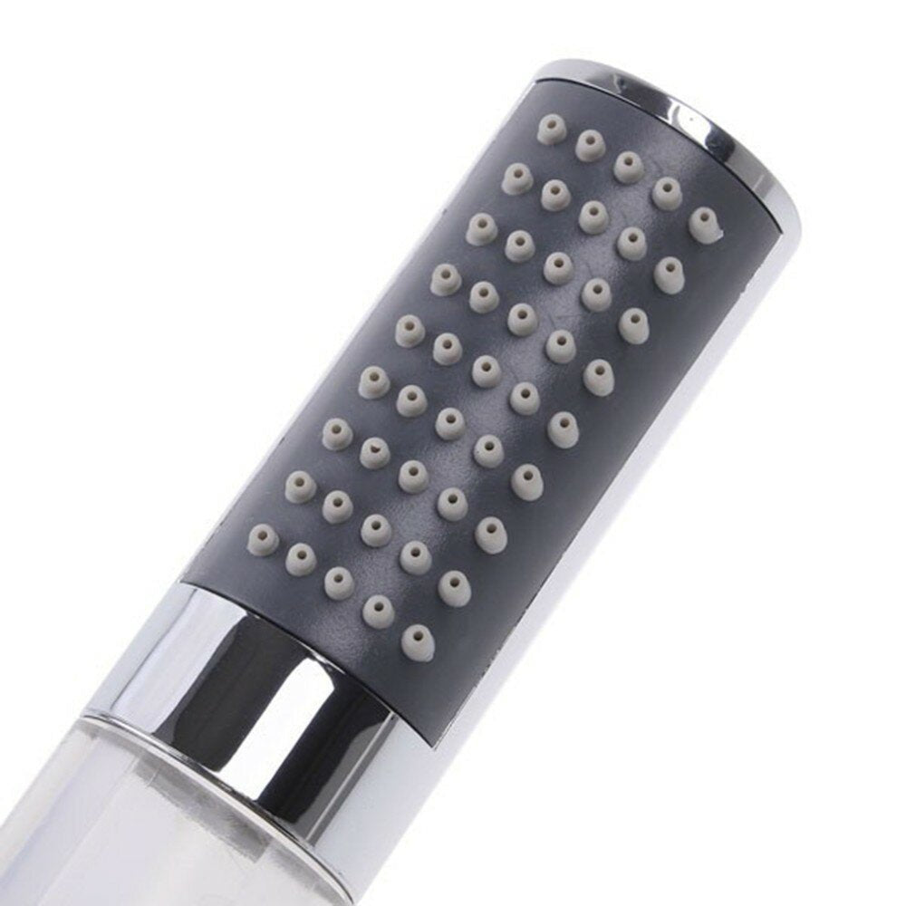 3-Color Temperature Sensitive LED Showerhead Light Up Handheld Glow Round Bar Stick Shower heads For Kitchen Bathroom