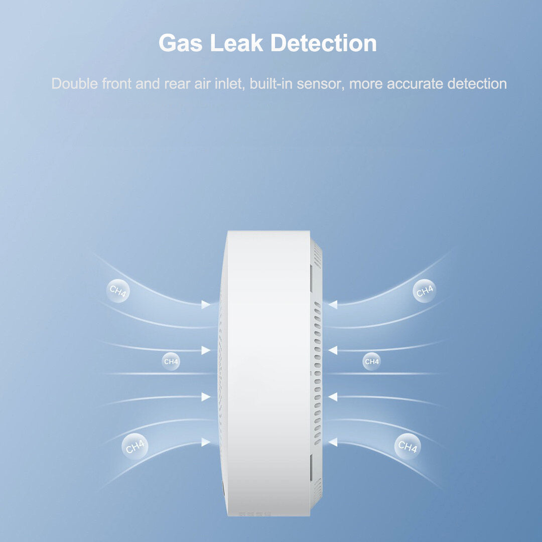 Smart Home Gas Alarm Sensor Detector MIUI Synchronous Built-in Bluetooth Gateway For Smart Home Alarm System Work with Mijia APP