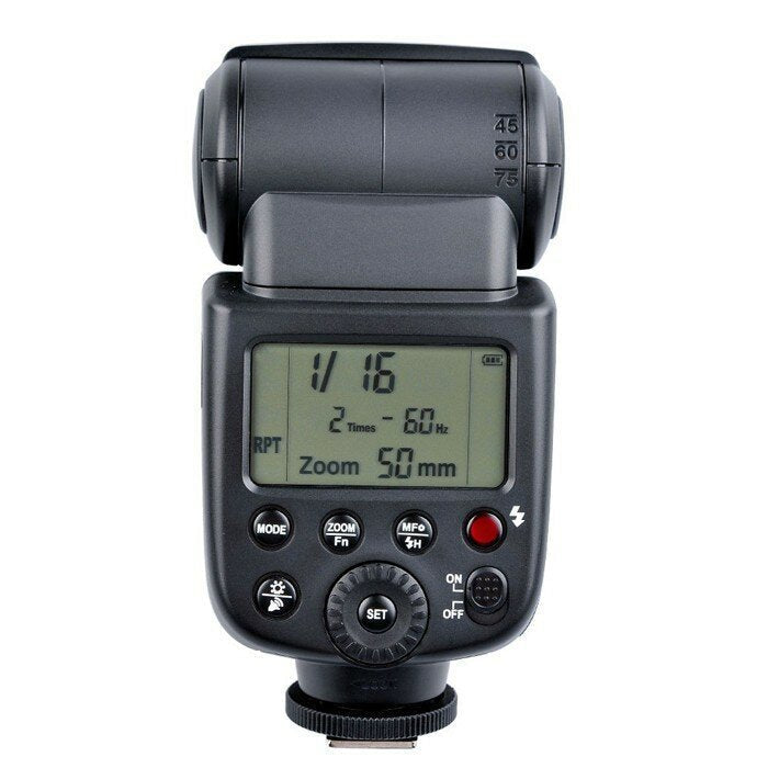 Flash Light Speedlight w/ Rechargeable Lithium-ion Battery for Nikon/Canon/Olympus/Pentax/Fujifilm