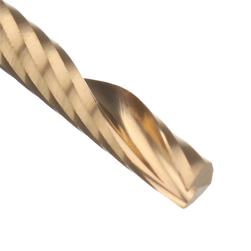 17mm/22mm Titanized End Milling Cutter Single Flute Spiral Bit Length for Metalworking