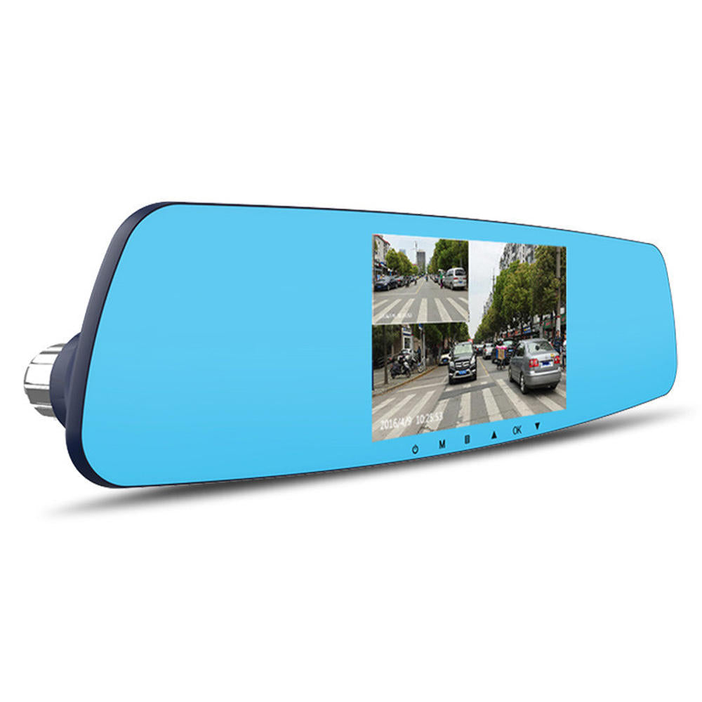 5 Inch 170 Wide Angle Lens Rearview Mirror Car DVR
