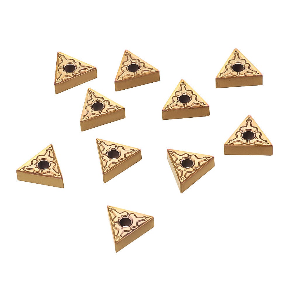 10pcs TNMG160404 TM CVD External Turning Tool Carbide Insert Cutting for DTGNR/L