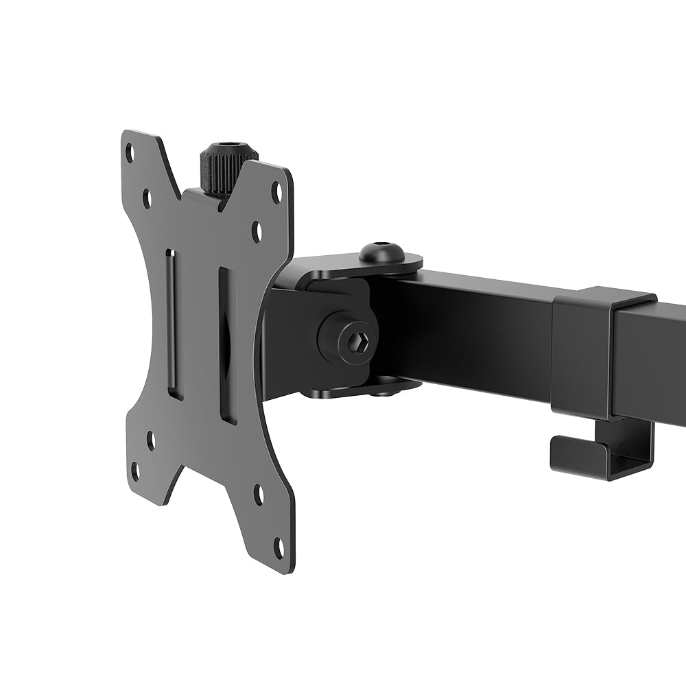 Dual Monitor Stand Full Motion Mount Quick Insert Dynamic Height Adjustability for 13"-27" Screen Home Office