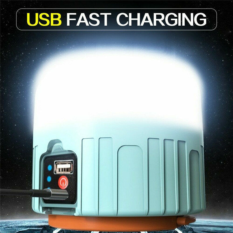 Control Solar LED Camping Lantern USB Rechargeable Light Bulb Tent Light Solar Bulb Light