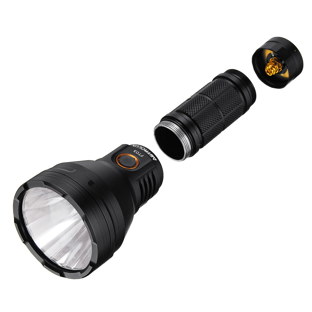 2400lm 875m NarsilM v1.3 USB-C Rechargeable 2A 26650 21700 18650 LED Flashlight