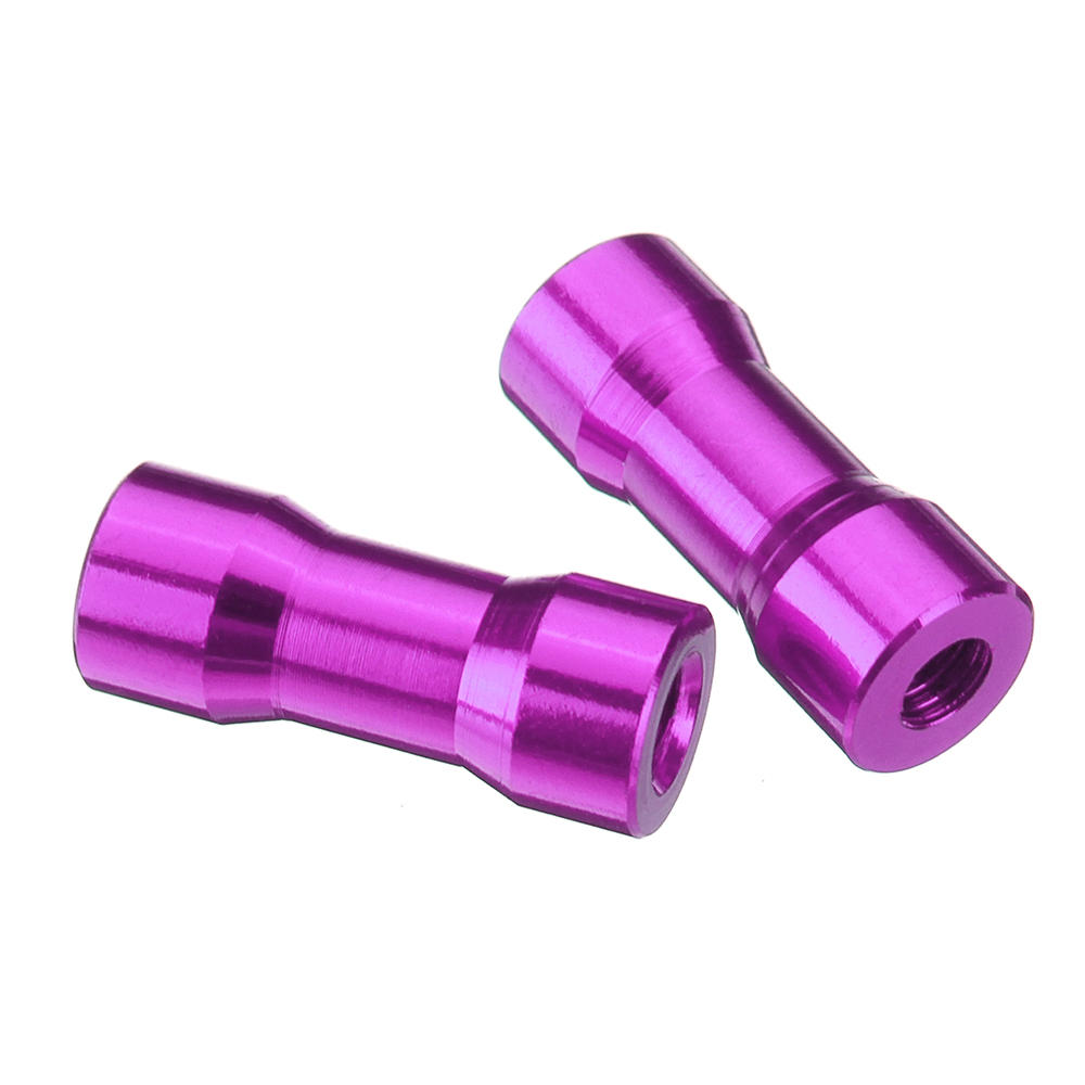 M3AS10 10Pcs M3 10mm Aluminum Alloy Standoff Spacer Round Column MultiColor Smooth Surface