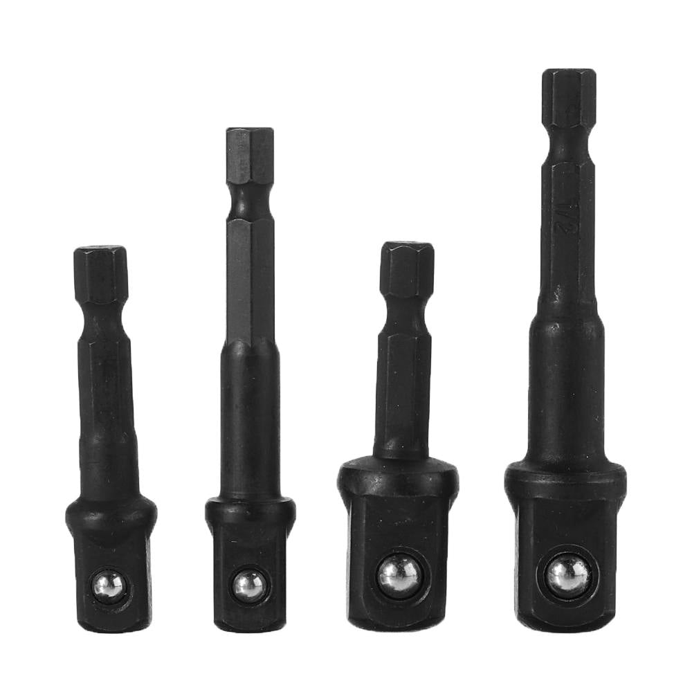 7pcs/12pcs Ratchet Wrench Socket Adapter Set Drive Socket Reducer Air Impact Adapter Wrench Extensor Rod