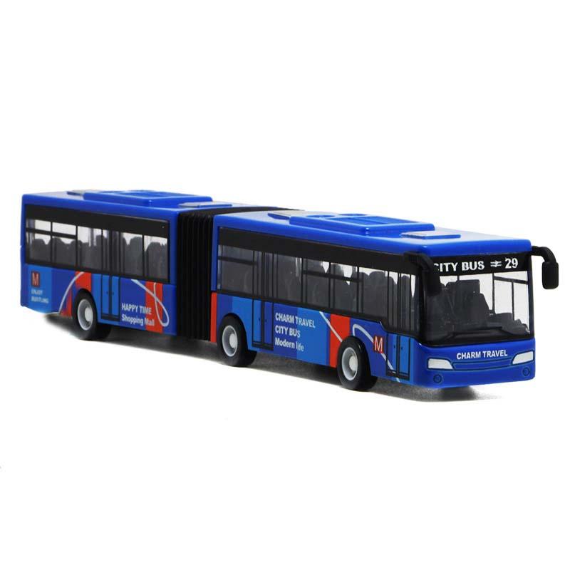 18.5cm 7.3" Alloy Bus 1:32 Diecast Model Toy Car Kid Gift House Play