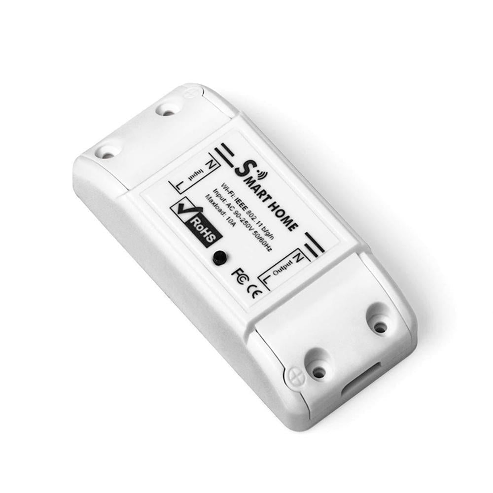 Basic WiFi10A Smart Switch Wireless Home Automation Relay Module Tuya APP Remote Light Control Work With Alexa Google Home
