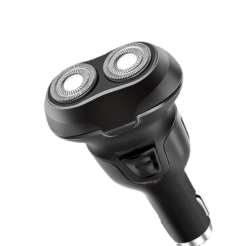 Car Charger Electric Razor Rotatable Electric Shaver Vehicle-mounted Safety Hammer Men
