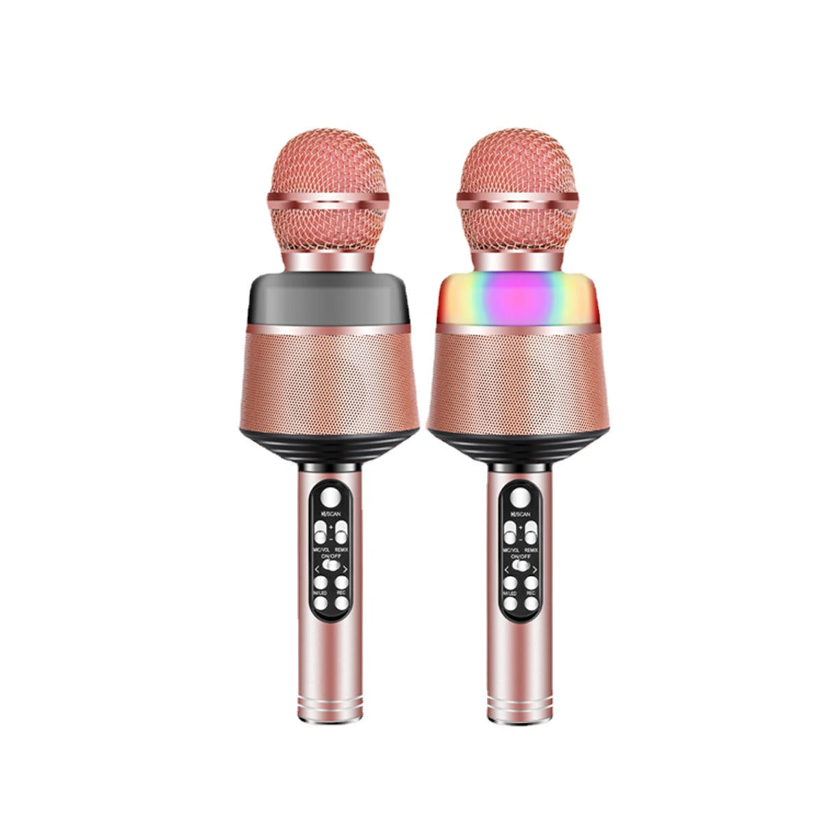 Home Karaoke Microphones Speaker Handheld Music Player Singing Recorder KTV
