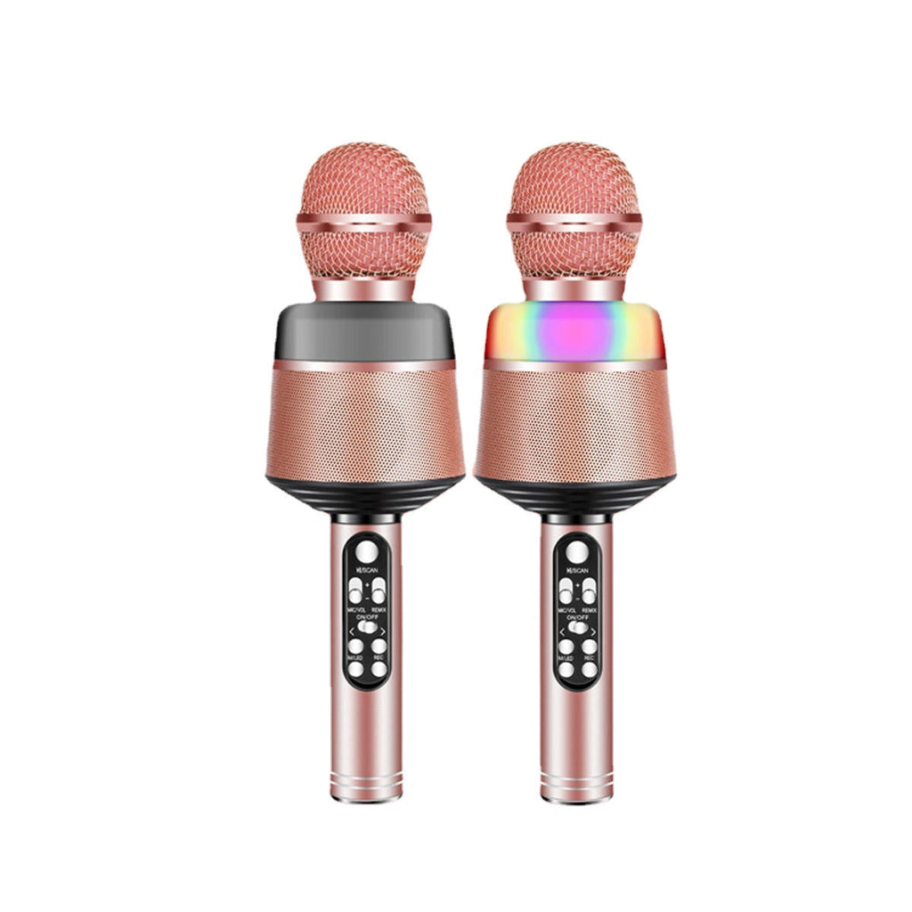 Home Karaoke Microphones Speaker Handheld Music Player Singing Recorder KTV