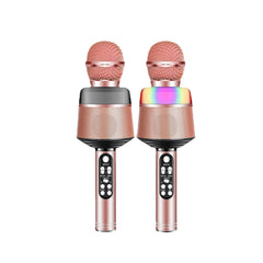 Home Karaoke Microphones Speaker Handheld Music Player Singing Recorder KTV