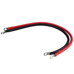 2pcs 50cm 100A 12-24V Battery Joiner Connector DC Lead Wire Cable & lugs