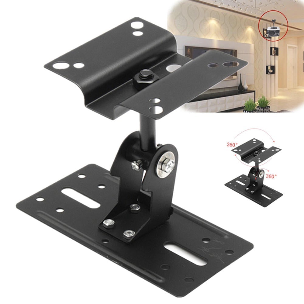 360 Adjustable Metal Home Projector Speaker Bracket Ceiling Wall Mount Stand Holder 15kg Loading