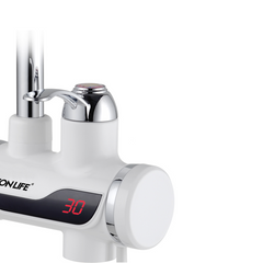 Instant Tankless Electric Water Heater Kitchen Heating Tap Faucet with LED