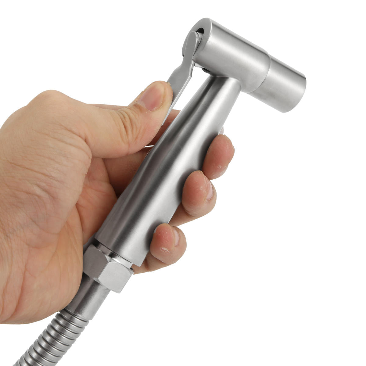 3Pcs/Set Stainless Steel Bathroom Hand Held Bidet Toilet Faucet Sprayer