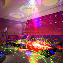 18W LED RGB Stage Projector Light Lamp DJ Club Disco Party with Remote Control