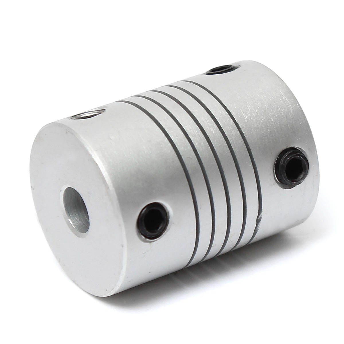 5pcs 5mm x 8mm Aluminum Flexible Shaft Coupling OD19mm x L25mm CNC Stepper Motor Coupler Connector