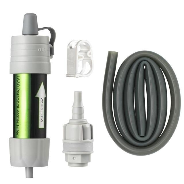 Personal Camping Water Purification Filter Straw for Survival or Emergency Supplies