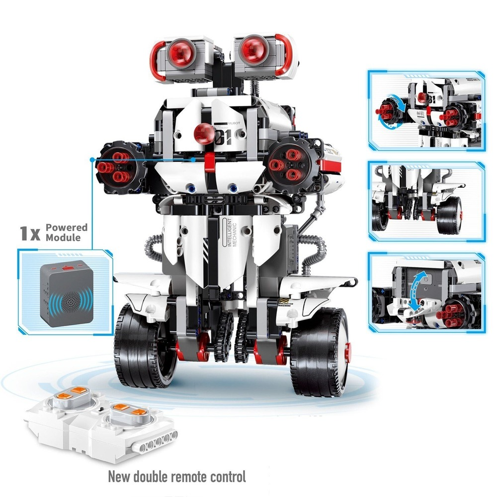 791PCS 2.4G Remote Control APP RC Robot Educational Bricks STEM Toys