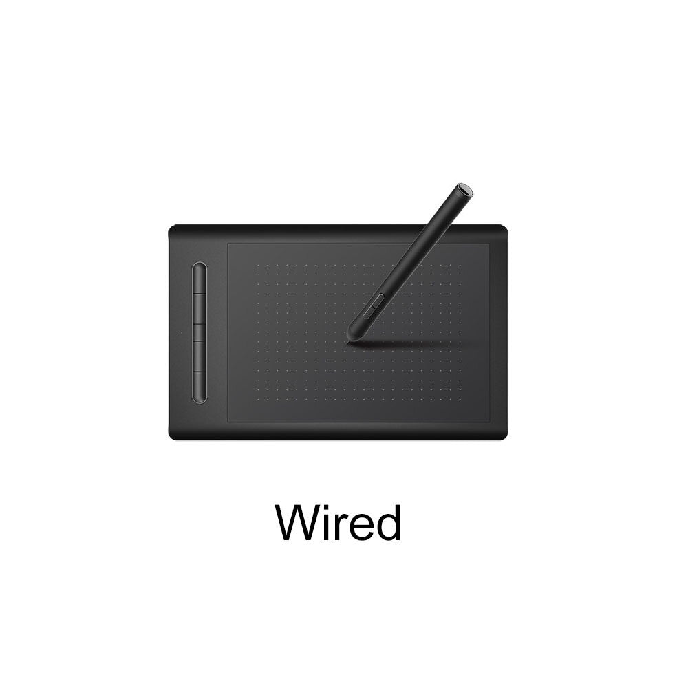 Graphic Tablet 8192 Pressure Sensing 230 Point/Sec 5080 Resolution Reading Rechargable Bluetooth Wired Compatible with Phone/PC/Laptop/Tablet