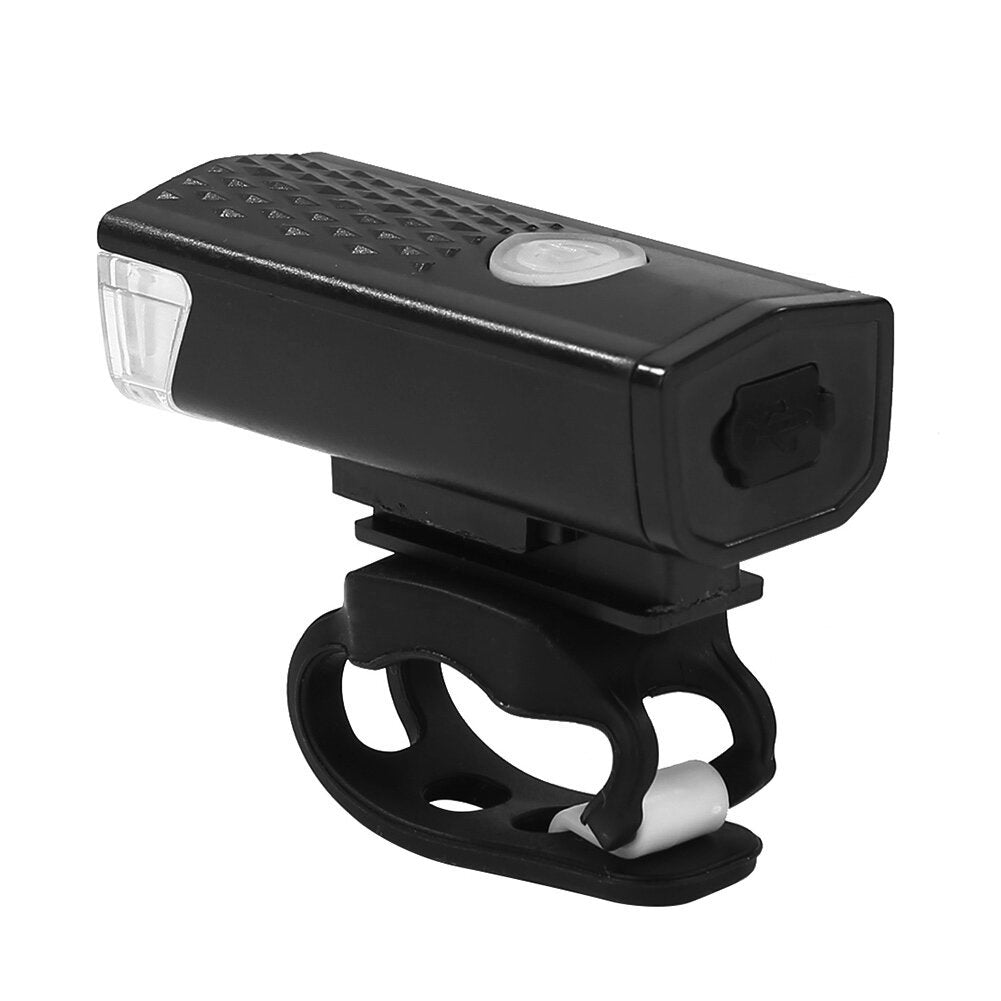 Bicycle Light Set 300lm 3 Modes Bike Headlight Front Lamp 4 Modes Safety Warning Taillight USB Rechargeable Waterproof Cycling