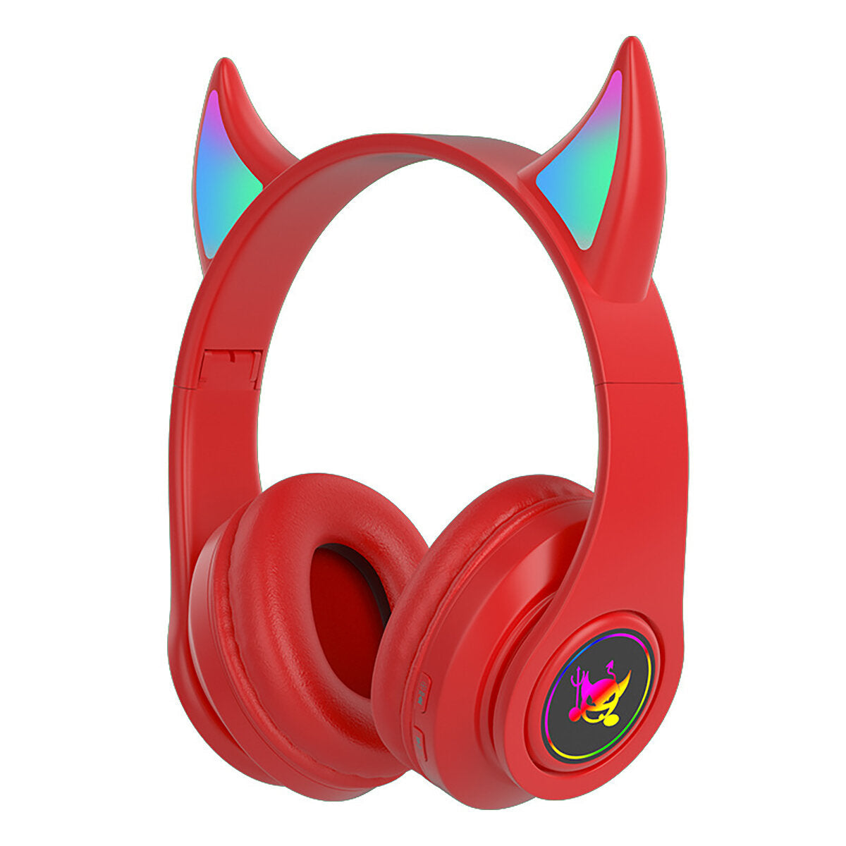 Cat Ear Wireless Gaming Headset Bluetooth 5.0 Headphones LED Light Support TF Card Play