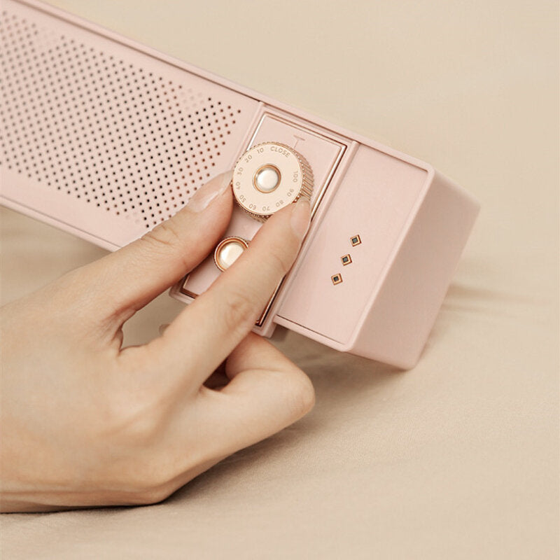Retro Wireless Bluetooth 5.0 Soundbar Long Life Battery 4 Playing ModE Hi-Fi Sound Portable Speaker for Home Outdoor