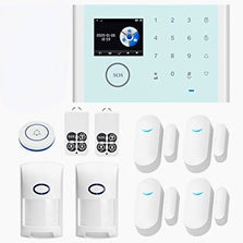 Smart Wireless WIFI Alarm System With GSM Infrared Detetor Door and Window Sensor Remote Controler Wireless Doorbell Button Home Anti-theft Alarm Work