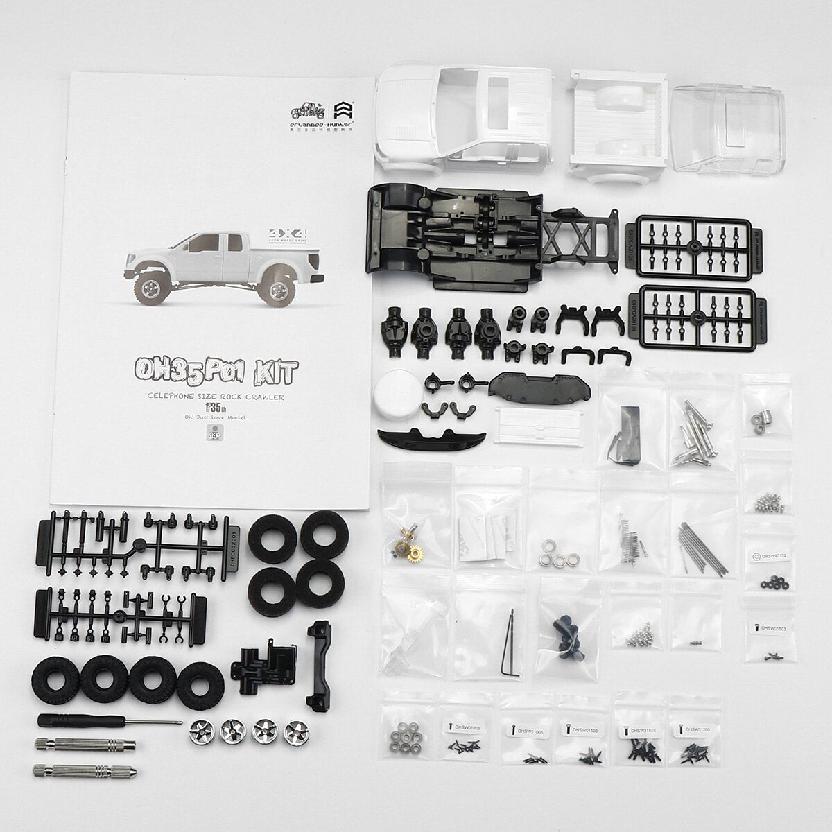 EP Scale Climbing RC Crawler Car DIY Assemble KIT Motor ESC Servo Battery